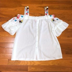 A cute floral top from a boutique in London